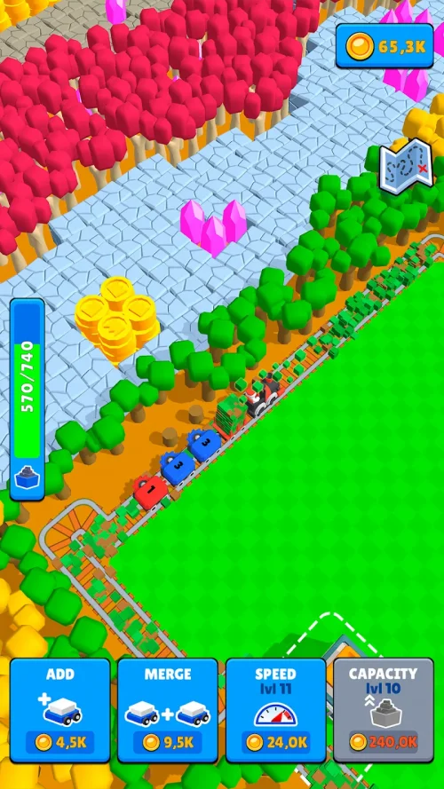Train Miner: Idle Railway Game screenshot 2