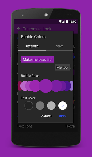 Textra SMS MOD screenshot 2