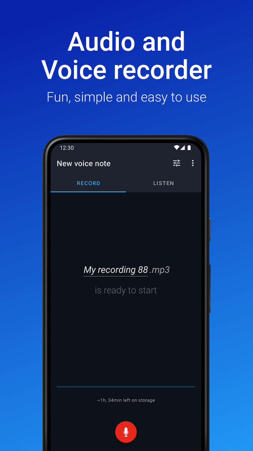 Easy Voice Recorder Pro MOD screenshot 2