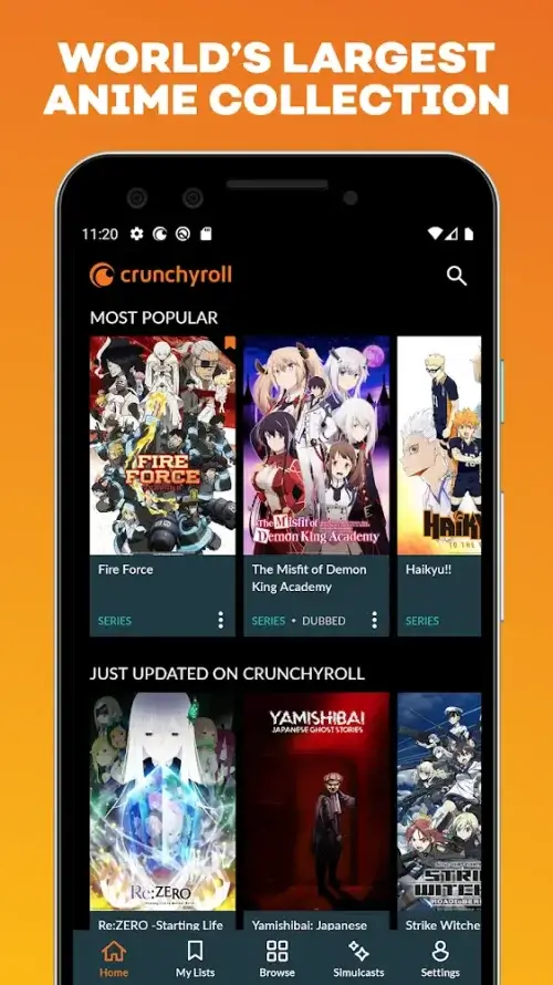 Crunchyroll screenshot 2