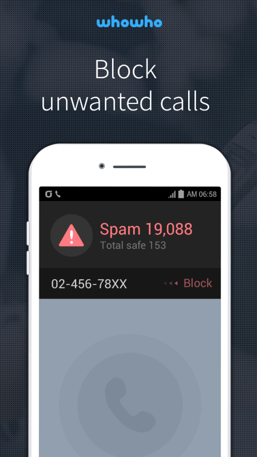 whowho – Caller ID & Block screenshot 2
