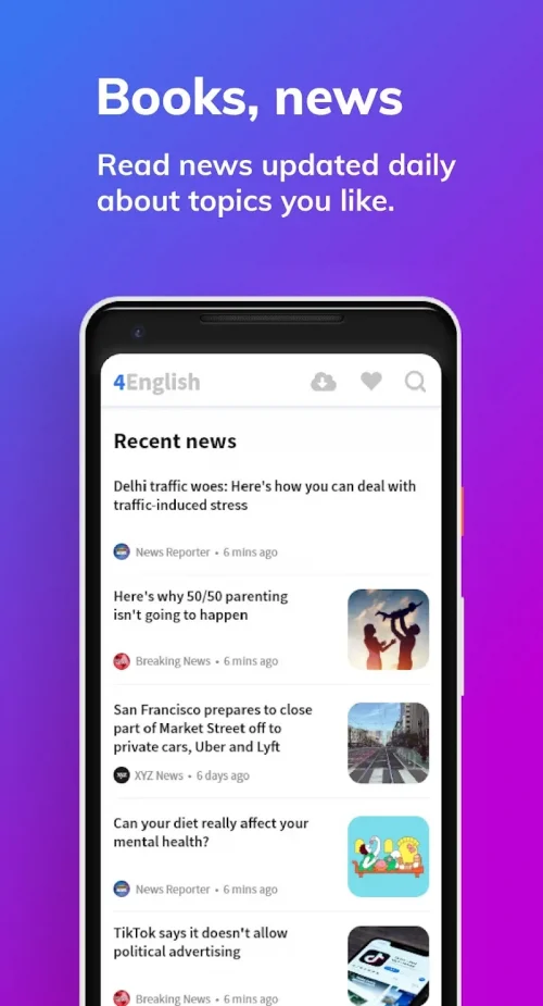 4English – Learn English Daily screenshot 2