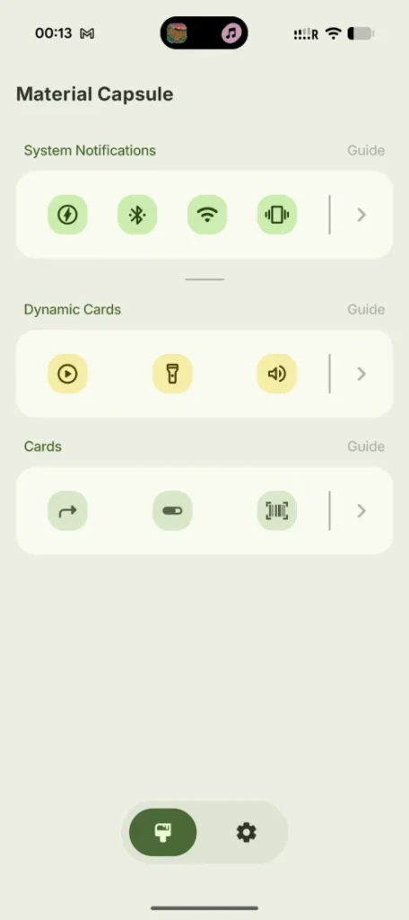 Material Capsule: Dynamic UI screenshot 2