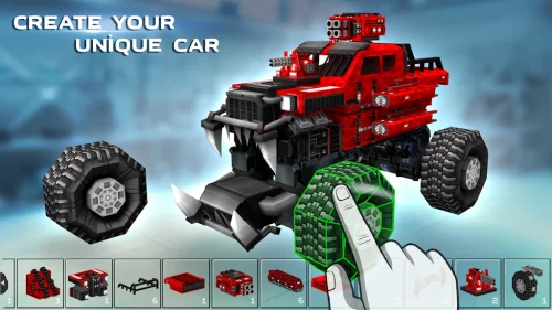 Blocky Cars online games screenshot 2