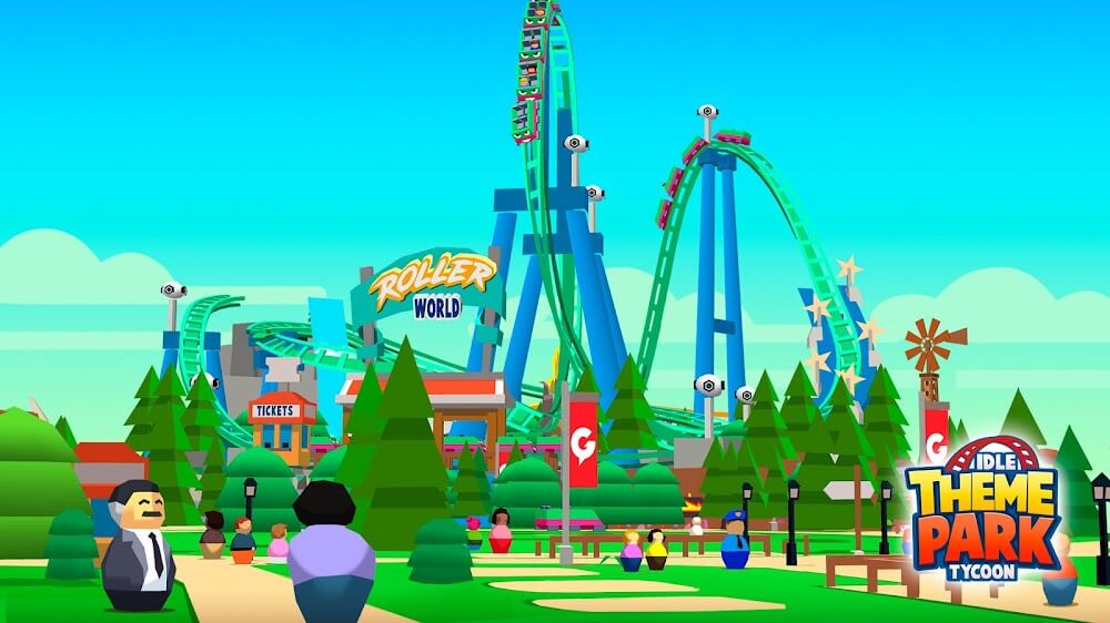 Idle Theme Park Tycoon screenshot 2