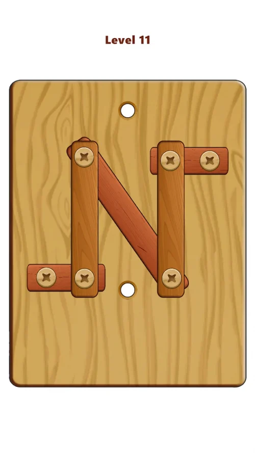 Wood Nuts & Bolts Puzzle screenshot 2