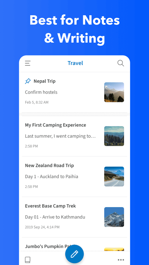 UpNote – notes, diary, journal screenshot 2