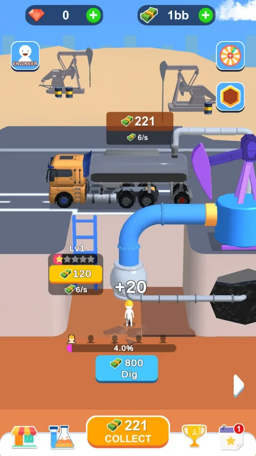 Idle Oil Well screenshot 2