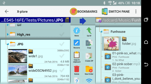 X-plore File Manager screenshot 2
