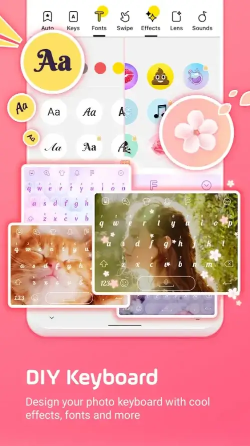Facemoji Emoji Keyboard & Fonts screenshot 2