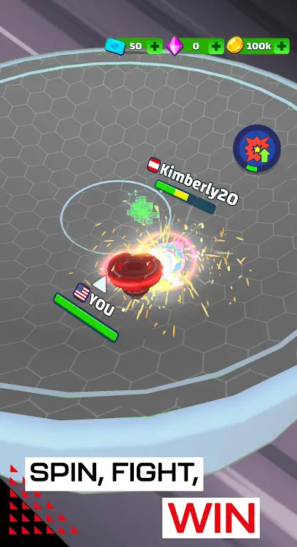 Spinner Fighter Arena screenshot 2
