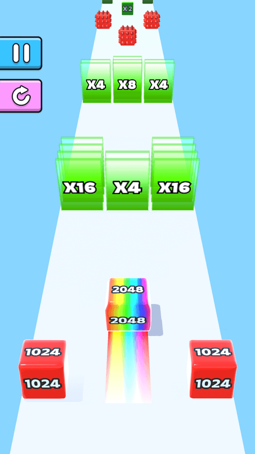 Jelly Run 2048 screenshot 2