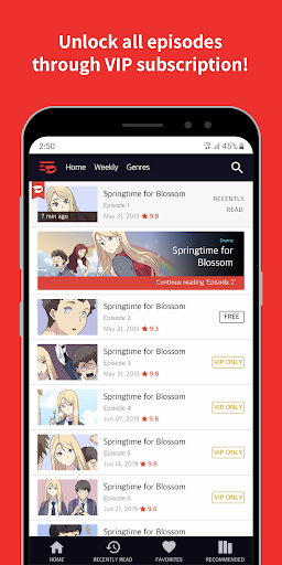 Toomics screenshot 2