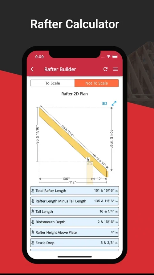RedX Roof – Rafter Calculator screenshot 2
