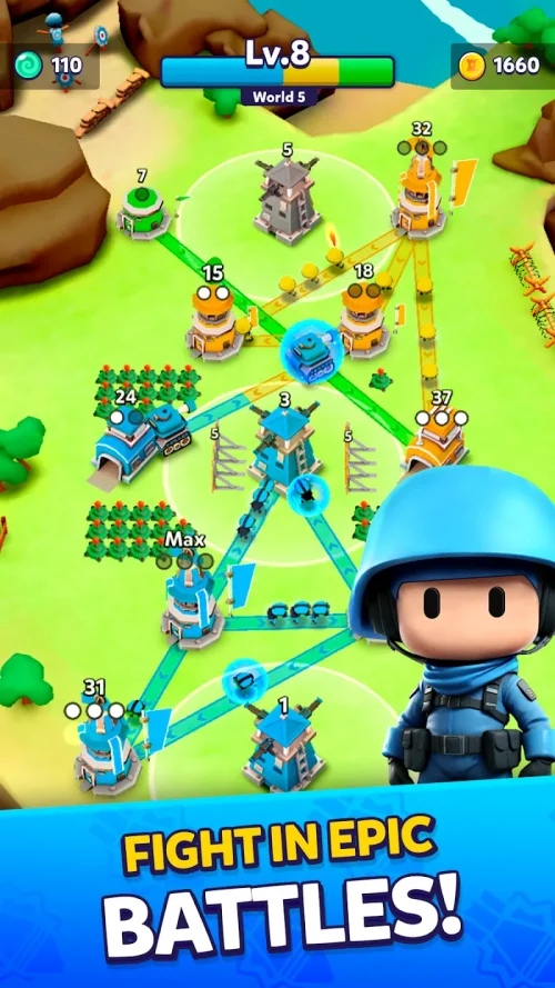 Tower Battle: Connect Towers screenshot 2