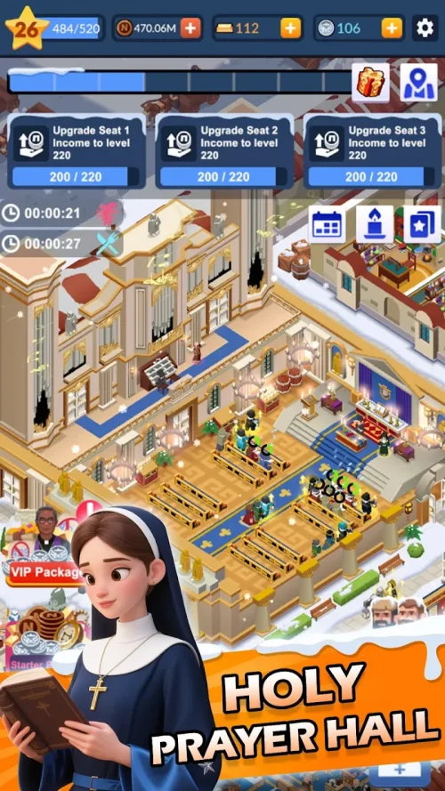 Idle Nuns Tycoon: Church Life screenshot 2