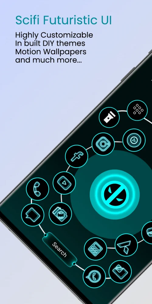 Jarvis Scifi: Epic Launcher (Jarvis Launcher) screenshot 2