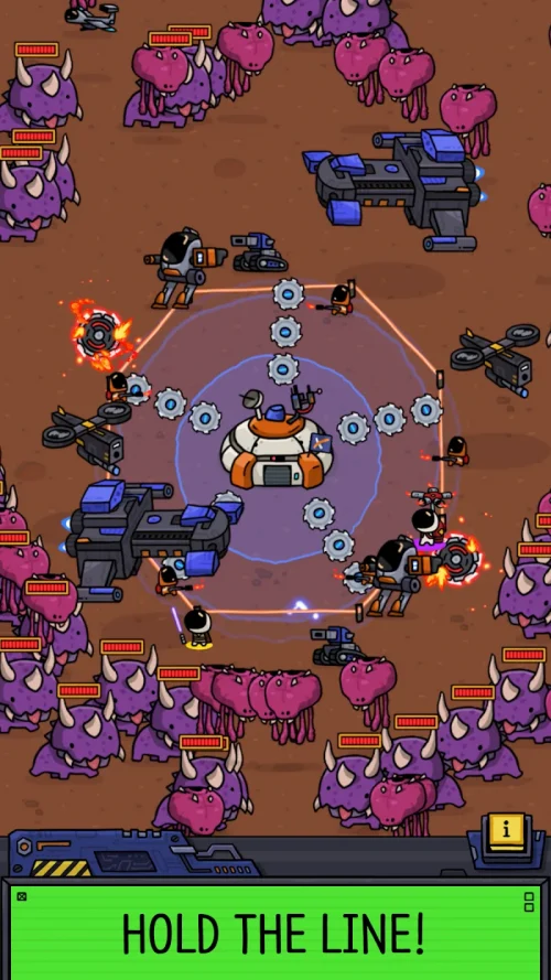 SpaceXYZ: Idle Tower Defense screenshot 2