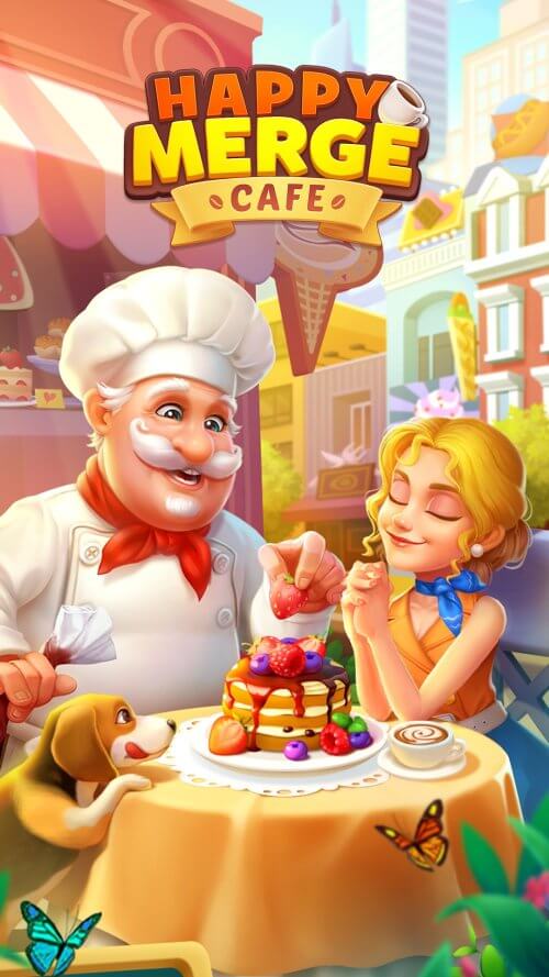 Happy Merge Cafe screenshot 2
