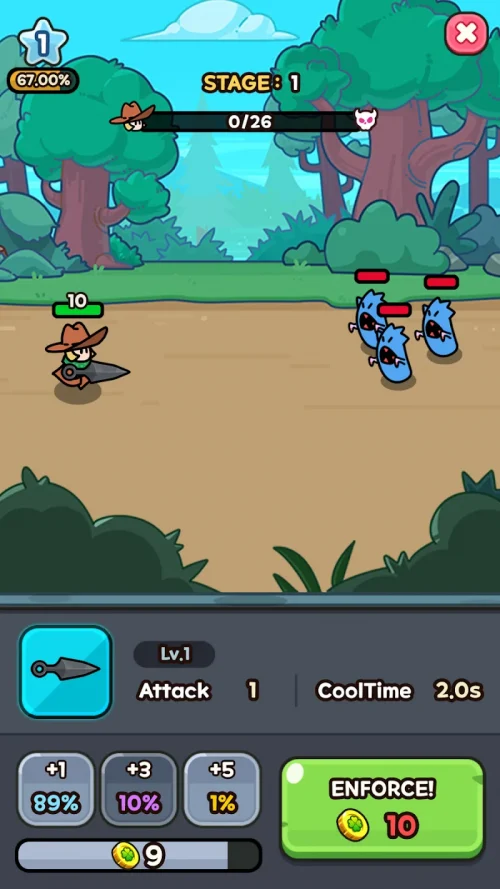 Lucky Heroes! : Defense Game (Lucky Guy) screenshot 2