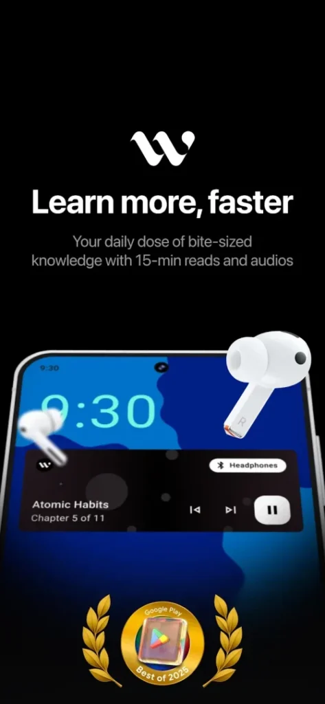 Wiser – 15 minutes Audio Books screenshot 2