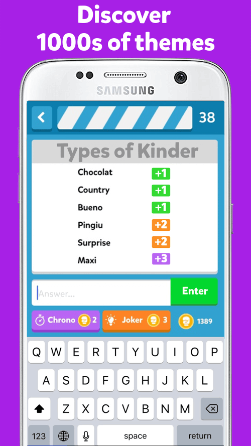 Fight List – Categories Game screenshot 2
