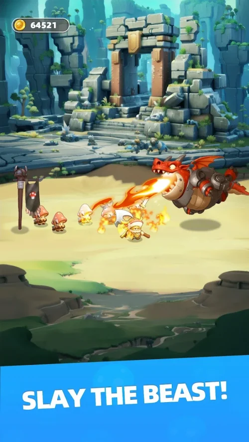 Mushroom War: Offline Game screenshot 2
