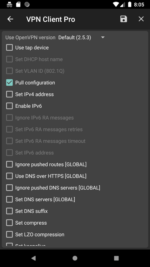 VPN Client Pro screenshot 2