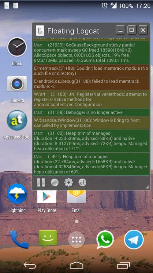 Logcat Extreme Pro screenshot 2
