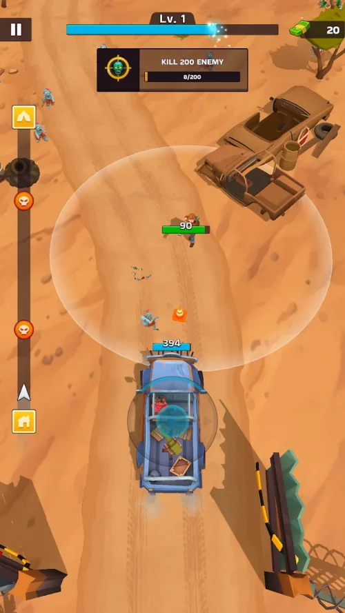 Dead Road: Zombie Highway screenshot 2