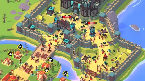 Idle Siege: War Tycoon Game screenshot 2