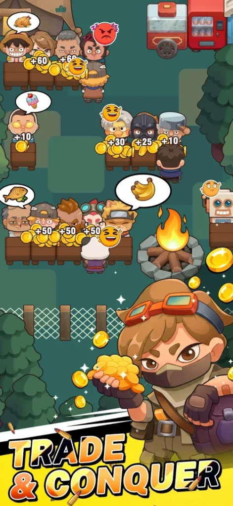 Survivor Camp Z : Idle Tycoon screenshot 2
