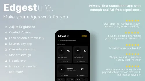 Edgest Edge Gestures & Control screenshot 2