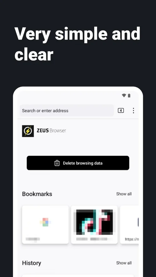 Internet Web Browser – ZEUS screenshot 2