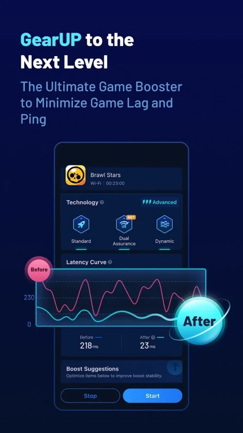 GearUP Game Booster: Lower Lag screenshot 2