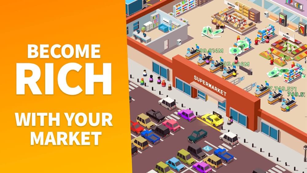 Idle Supermarket Tycoon screenshot 2