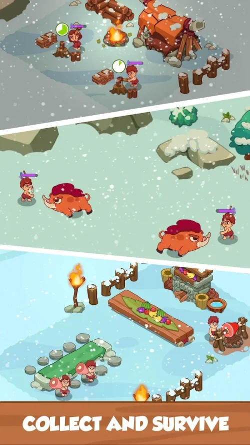 Icy Village: Tycoon Survival screenshot 2