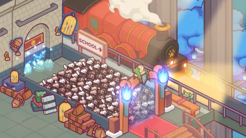Cat Magic School : Cute Tycoon screenshot 2