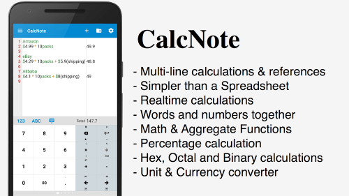 CalcNote Pro – Math Calculator screenshot 2