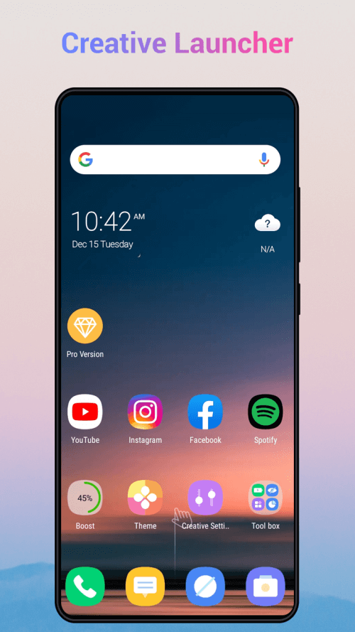 Creative Launcher -Quick,Smart screenshot 2