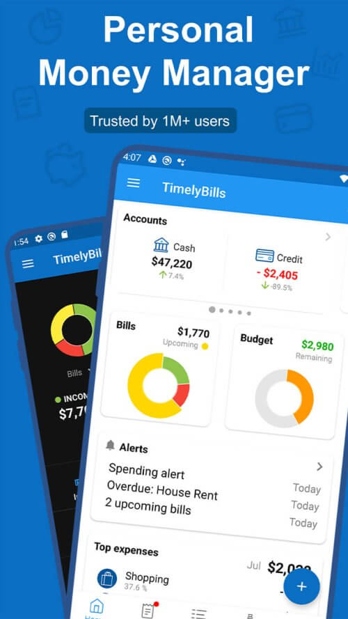 Bill Payment Organizer, Budget (TimelyBills ) screenshot 2