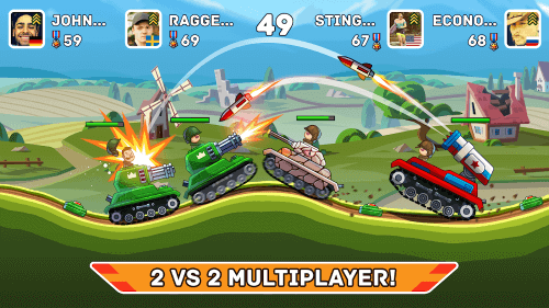 Hills of Steel screenshot 2