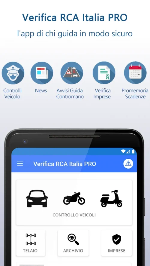 Verifica RCA Italia PRO MOD screenshot 2
