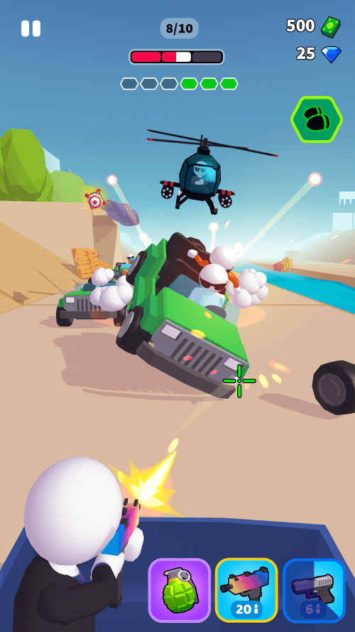 Rage Road – Car Shooting Game screenshot 2