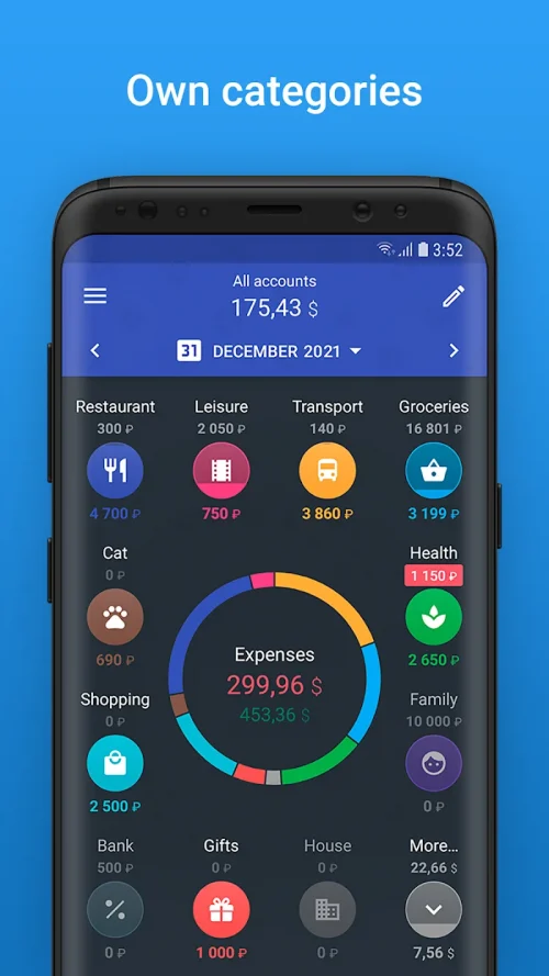 1Money: expense tracker budget screenshot 2