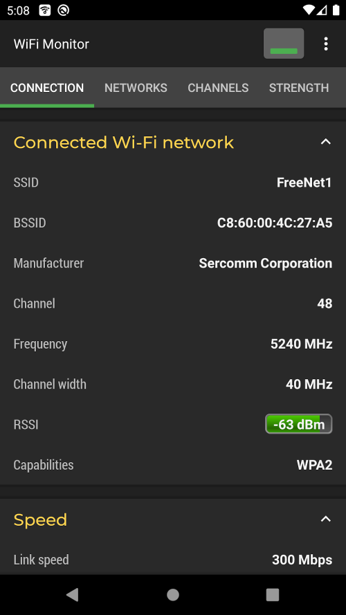 WiFi Monitor Pro: net analyzer screenshot 2