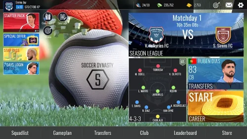 Soccer Dynasty: Club Manager screenshot 2