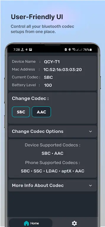 Bluetooth Codec Changer MOD screenshot 2