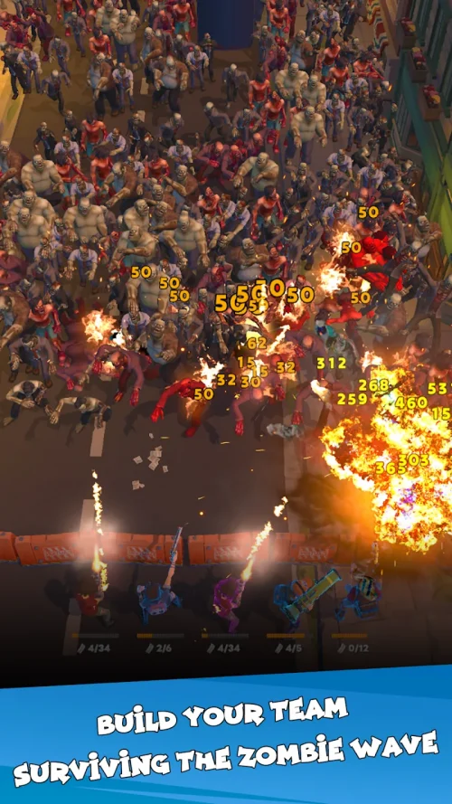 Idle Zombie Wave: Survival TD screenshot 2
