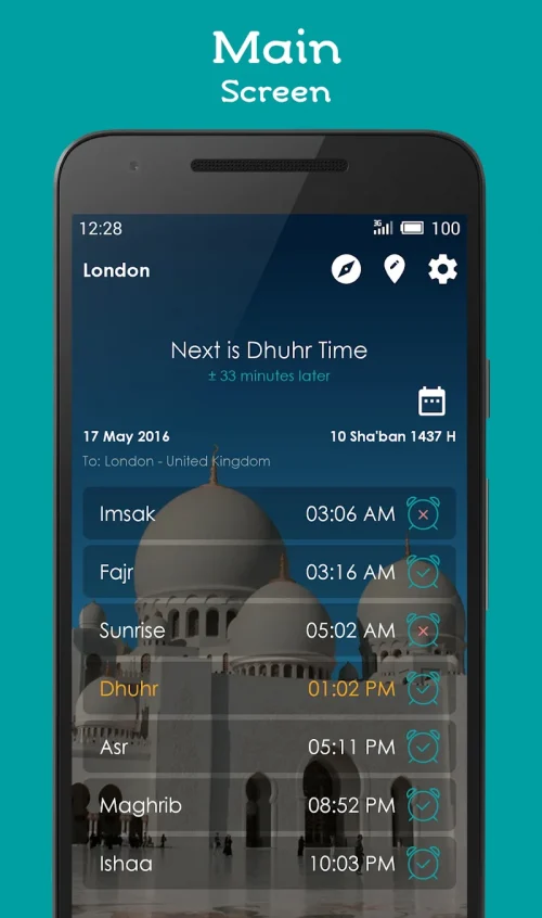 Prayer Times (Salat Times) screenshot 2